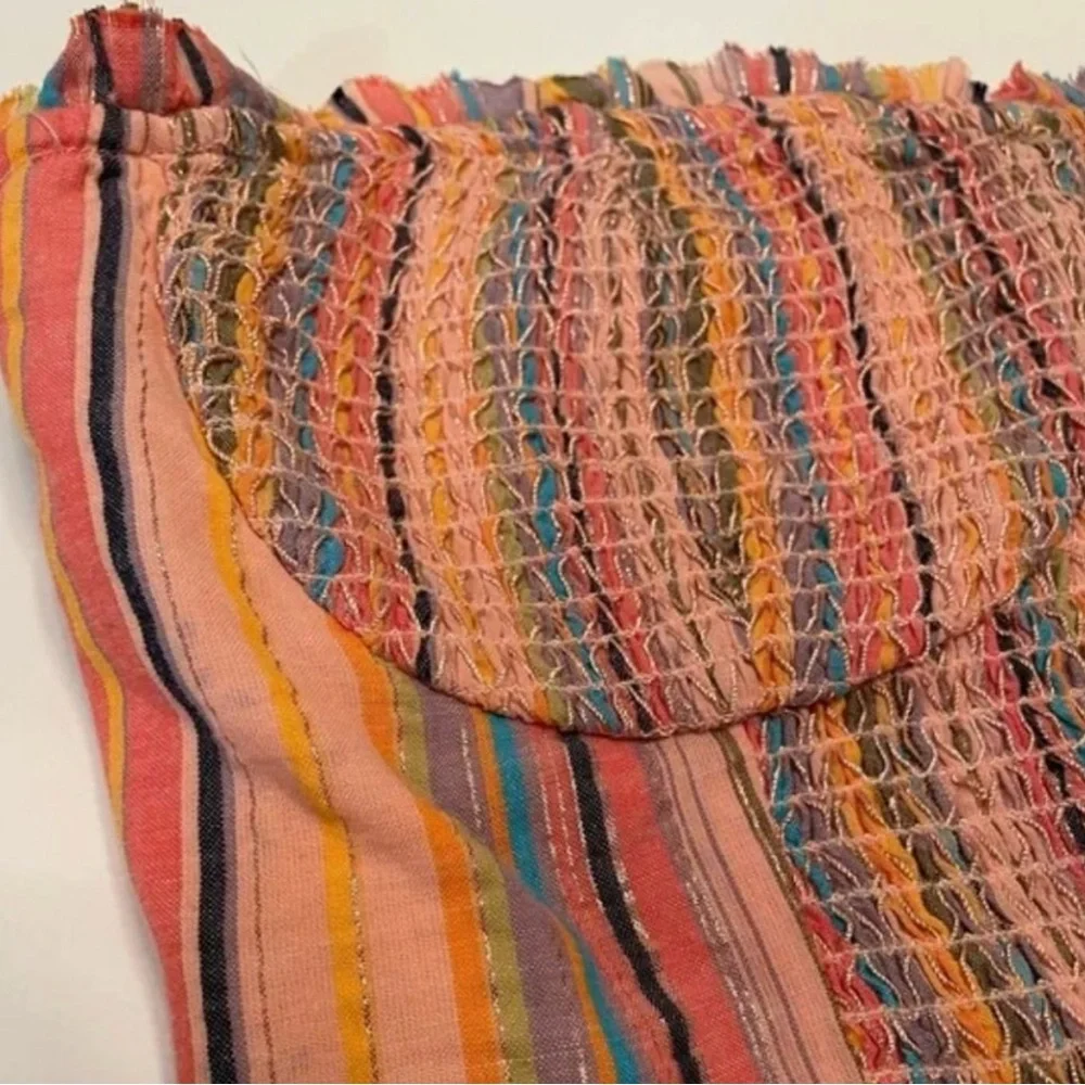 Anthropologie Pilcro Striped Strapless Top Size Large Petite NWT - Picture 5 of 13